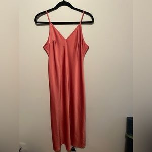 Coral dress or slip